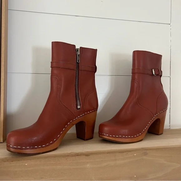 New Swedish Hasbeens New Jodhpur Boots Cognac